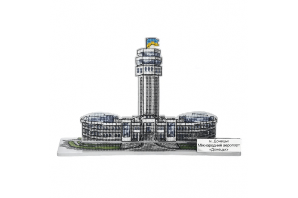 Набір для вишивки нитками на пластиковій основі «Донецьк. Аеропорт» FLX-161